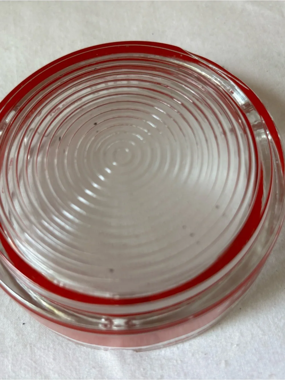 Set of 4 vintage Riviera Vegas Glass Ashtrays